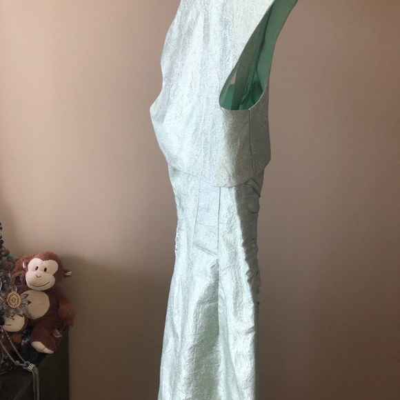 👗Designer Scott McClintock Dress with Tuxedo Waist in Mint Colour👗 - Picture 9 of 16
